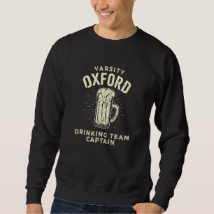 Moletom Capitão da Equipe de Bebida de Oxford Cerveja Fes