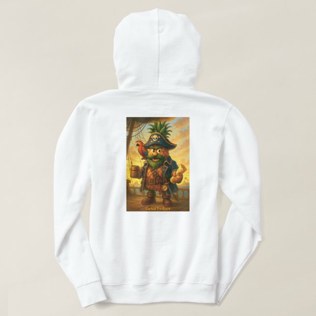 Moletom Capitão PineBeard-Pineapple (Verso do Design)