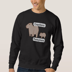 Moletom Capivara e Capivara Bebê Cópia Cola Punição