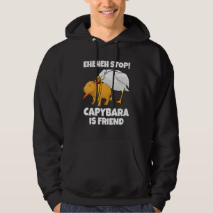 Moletom Capivara engraçada é comida por amigos pelicanos m