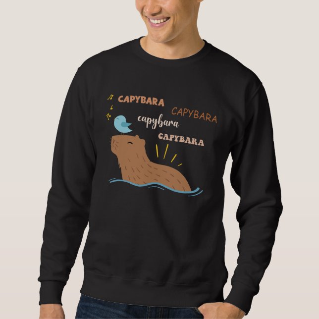 Moletom Capivara Fofa Capivara (Frente)