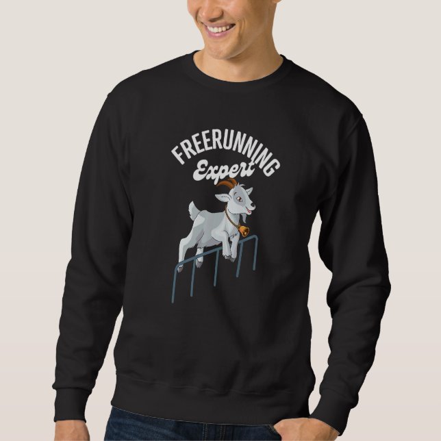 Moletom Caprino Saltando Freerunning Expert Fazenda Caprin (Frente)