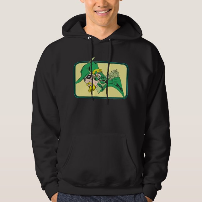 Moletom Captura de Cabeça de Seta Verde (Frente)