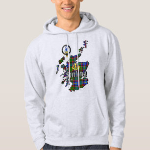 Moletom Capuz adulto com emblema do clã Stirling de Cadder