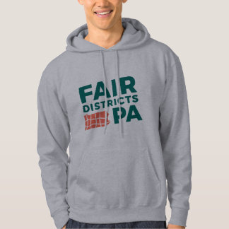 Moletom Capuz Cinza Clássico Fair Districts PA