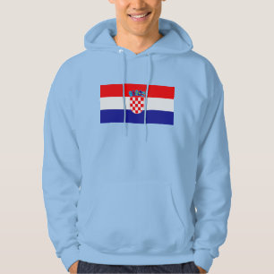 Moletom Capuz Croácia Bandeira Oficial   Nacional Croata