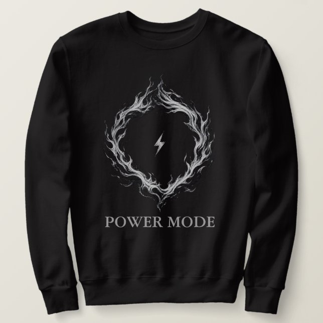 Moletom Capuz de Círculo de Energia – Texto Personalizável (Frente do Design)
