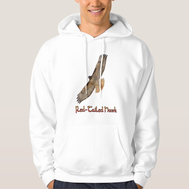 Moletom Capuz de Falcão-de-cauda-vermelha (Frente)