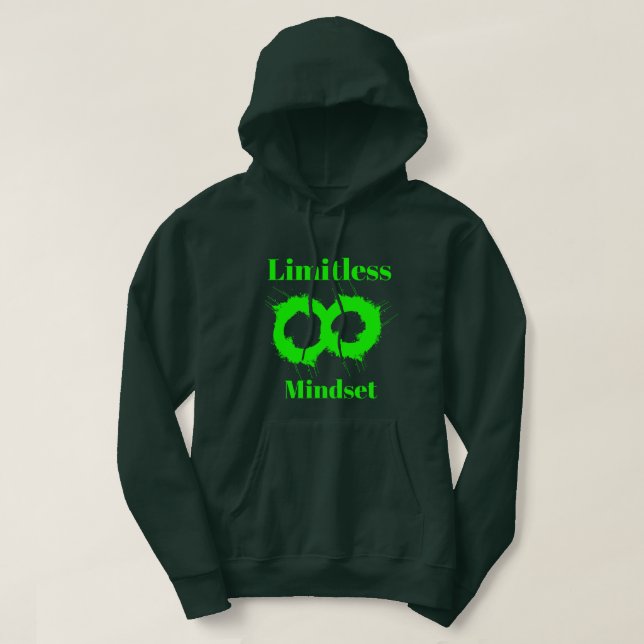 Moletom Capuz de Mentalidade Ilimitada (Frente do Design)
