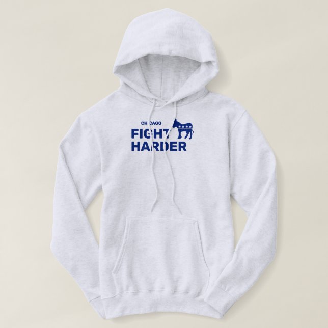 Moletom Capuz Fight Harder™ (Personalize!) (Frente do Design)