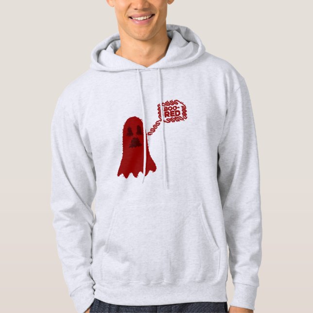 Moletom Capuz masculino Boo-Red (Frente)