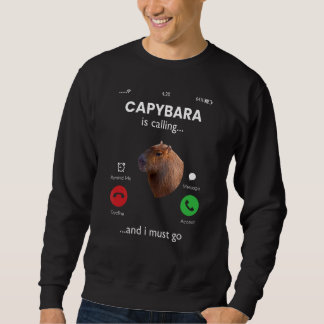 Moletom Capybara Está Ligando E Preciso Ir Para Capybara