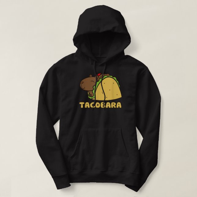 Moletom Capybara Kids Tacobara Funny Capybara Tacos (Frente do Design)
