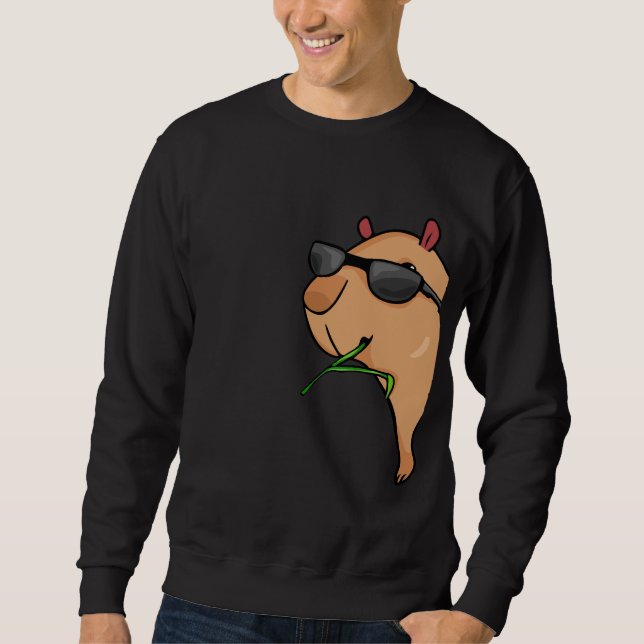 Moletom Capybara Lover Women Capybara Gift Men Capybara (Frente)