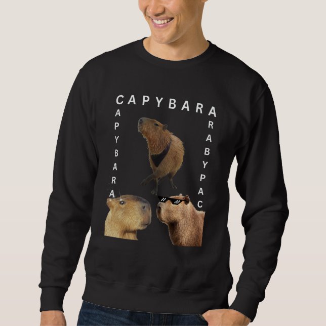 Moletom Capybara Photo Rodent Animal OK Pull Up Cappy (Frente)