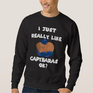 Moletom Capybara Rodent Dont Worry Capy Retro Sunset Vinta