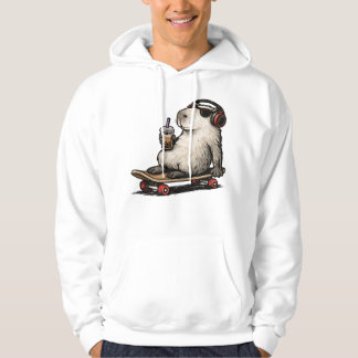 Moletom Capybara Skateboard Bubble Tea