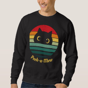 Moletom Cara de Gato Fofo Espia um Miau