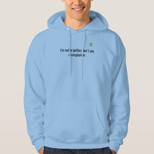 Moletom Cara Velha Resmungona Logo Pequeno (Frente)