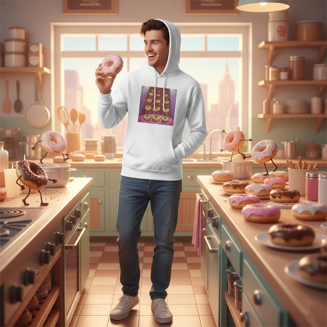 Moletom Caracteres de Noz Esbranquiçada de Dança rosquinha (Criador carregado)