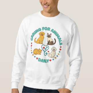 Moletom Caring for Animals Daily Veterinarian Shirt – Vet 