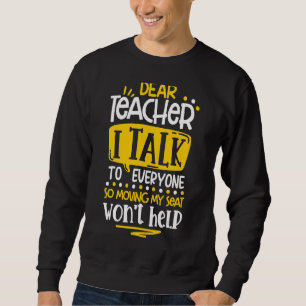 Moletom Caro Professor, Eu Falo Com Todos, Tão Movendo Meu
