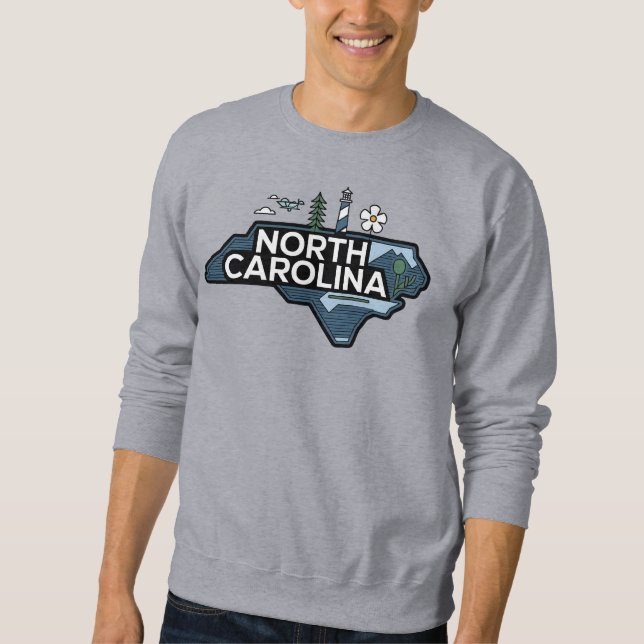 Moletom Carolina do Norte, Estados Unidos (Frente)