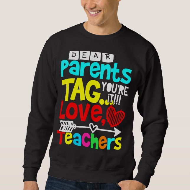 Moletom Caros pais dizem que você é professor de amor 2 (Frente)
