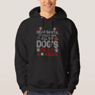 Moletom Caros Papais noeis, Foi Tudo Que Meus Cachorros Fa