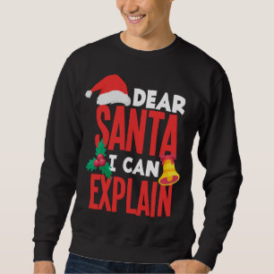 Moletom Caros Papais noeis, Posso Explicar Papai Noel Que
