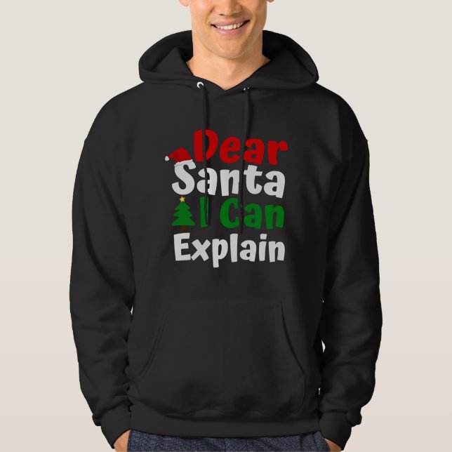 Moletom Caros Papais noeis Que Posso Explicar O Natal (Frente)