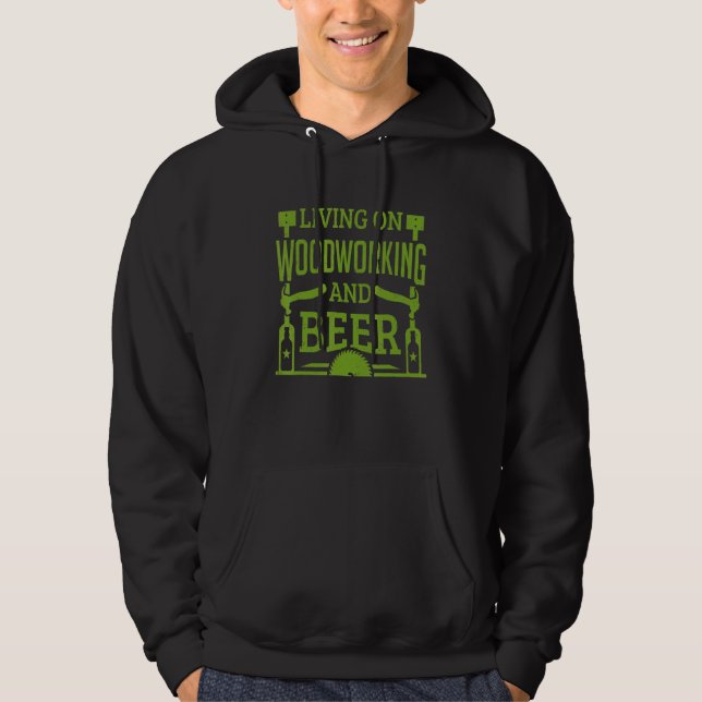 Moletom Carpenter Woodworking Woodworker Craftsman Beer Me (Frente)