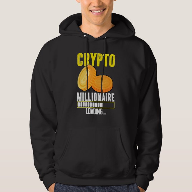 Moletom Carregamento do Crypto Millionaire (Frente)