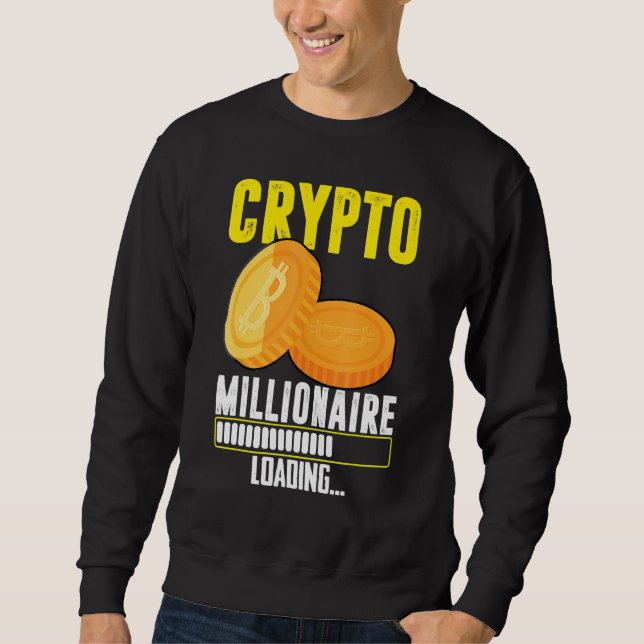 Moletom Carregamento do Crypto Millionaire (Frente)