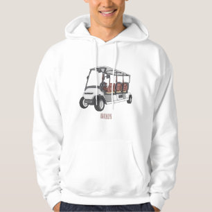 Moletom Carrinho de golfe / desenho animado de buggy de go