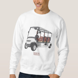 Moletom Carrinho de golfe / desenho animado de buggy de go