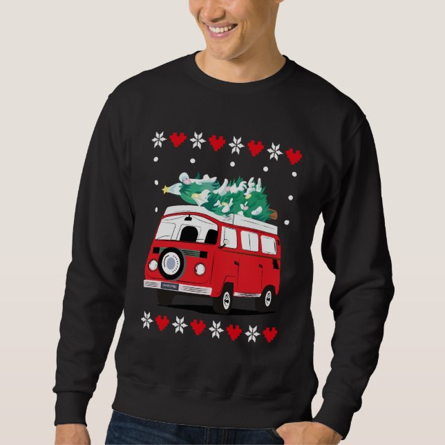 Moletom carro de natal descolado (Frente)