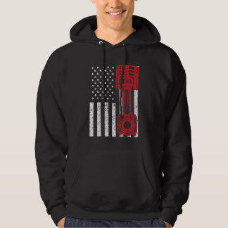 Moletom Carro Entusiasta Americana Flag Pistola Muscle Car