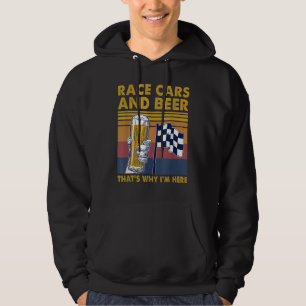 Moletom Carros de Corrida Antigos Bandeira de Xadrez Cerve