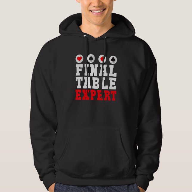 Moletom Cartas de Jogar de Poker Expert Final Table (Frente)
