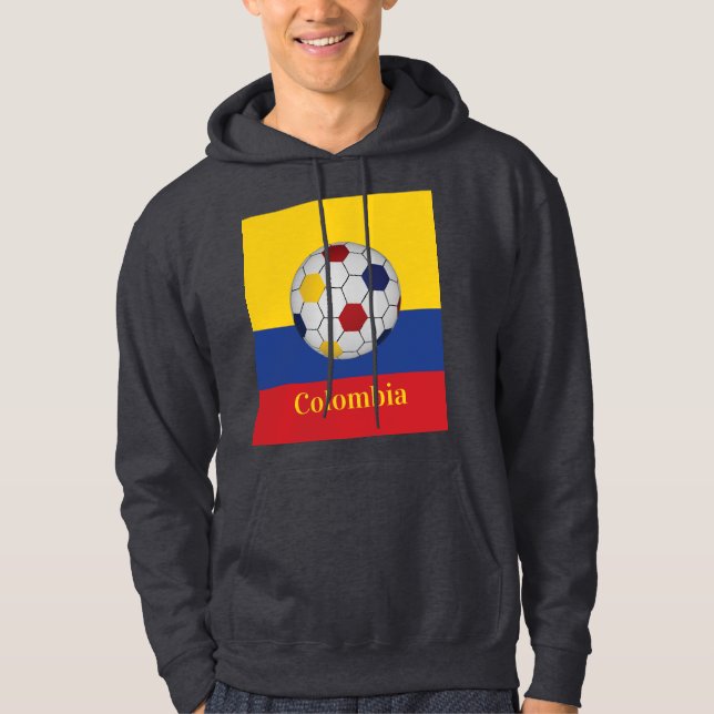 Moletom Cartaz de Futebol da Colômbia (Frente)