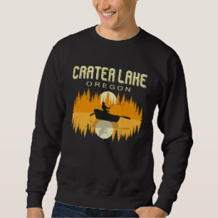 Moletom Carter Lake Oregon EUA Vida e Pesca 80s Retro