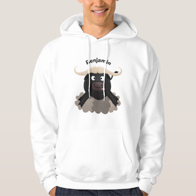 Moletom Cartografia de búfalo com água corrente (Frente)