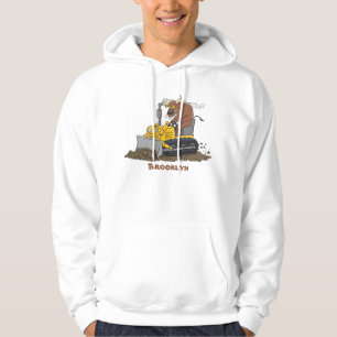 Moletom Cartoon buldozer engraçado