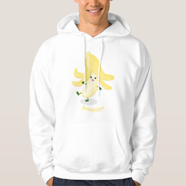 Moletom Cartoon de banana kawaii (Frente)