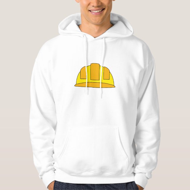 Moletom Cartoon de Capacete Amarelo (Frente)