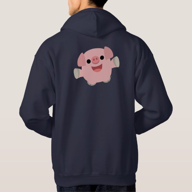 Moletom Cartoon de Fofinho bonito Hoodie (Verso)
