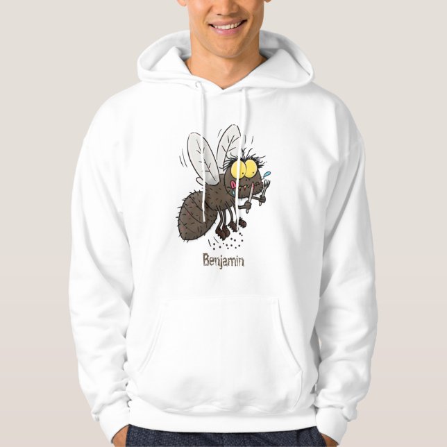 Moletom Cartoon de insetos com mosca espinhenta (Frente)