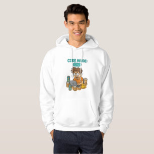Moletom Cartoon engraçado do programador com "Code Mode: O