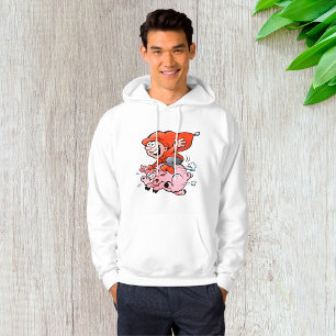Moletom Cartoon Engraçado Gnomo Voando